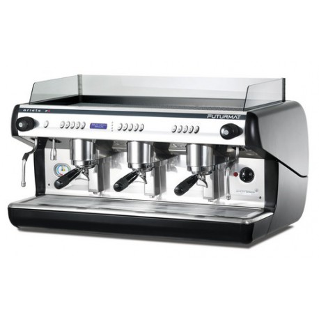 Cafetera Quality espresso Ariete F3 electrónica 3 grupos display digital
