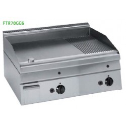 Fry top a gas Crystal Line Línea 600 FTL70GG6