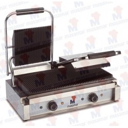 Plancha grill eléctrica Masamar G-3P DOBLE/ G-3PL