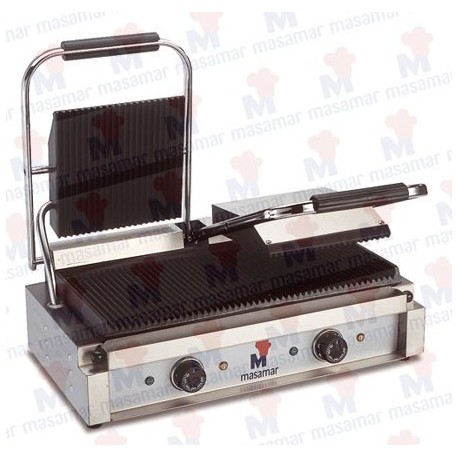 Plancha grill eléctrica Masamar G-3P DOBLE/ G-3PL