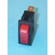 Interruptor unipolar luminoso rojo Universal 11x30 mm 220V