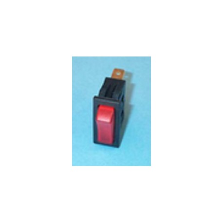 Interruptor unipolar luminoso rojo Universal 11x30 mm 220V