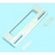 Kit tirador de puerta blanco 18,8x6,5 cm (Min: 9,5, Max 17 cm) de frigorífico Universal