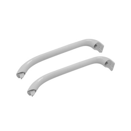 Kit de dos tiradores de puerta longitud 31,8 (interior 31,1) cm, 3 orificios de frigorífico Balay, Lynx, Bosch, Siemens KGS3820