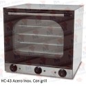 Horno eléctrico de convección Masamar HC-43 Esmaltado/Acero Inox/Acero Inox. Con grill