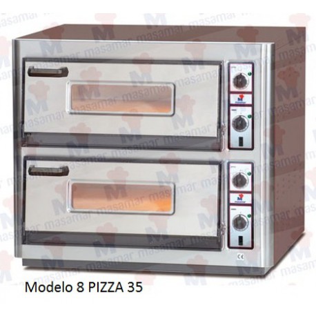 Horno para pizzas eléctrico Masamar H8P-330