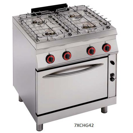 Cocina a gas Modular Granita 7XCHG42(con Horno)