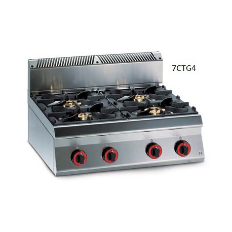 Cocina Top a gas Granita 7CTG2