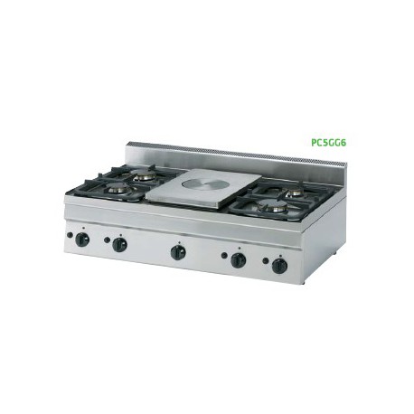 Cocina a gas Crystal Line Línea 600 PC35G6