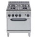Cocina a gas + horno a gas GN2/1 (+ rejilla) Crystal Line Línea 700 Basic EF70SGG7