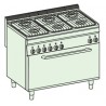 Cocina a gas + horno a gas fullsize (+ rejilla) Crystal Line Línea 700 Basic EFX105GGE7
