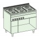 Cocina a gas + módulo bajo Crystal Line Línea 700 Basic EC105FG7