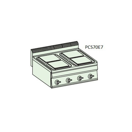 Cocina eléctrica Crystal Line Línea 700 PCS35E7