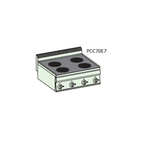 Cocina vitrocerámica Crystal Line Línea 700 PCC35E7