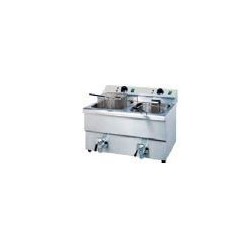 Freidora Eléctrica Granita Banco con Grifo FBE8+8GF