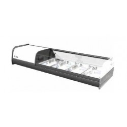 Vitrina Movilfrit ARGEN 4 BLANCA/NEGRA