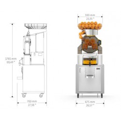 Exprimidora Zumex PRO TANK PODIUM DRAIN&CLEAN SYSTEM