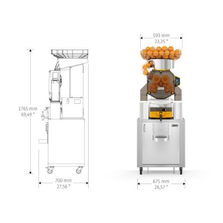 Exprimidora Zumex PRO TANK PODIUM DRAIN&CLEAN SYSTEM