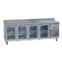 Mesa Refrigeradas con Cristal MCG 2500 C. Gama Style GN 1/1 Zinco