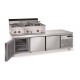 Mesas Frías Bajos BCG 1500/2000/2500 SP con Puertas  H.55 Gama Stile