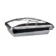 CHAFING de Tapa Autoportante con cristal. Zinco
