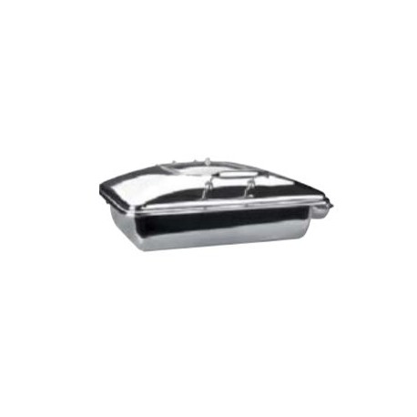 CHAFING de Tapa Autoportante con cristal. Zinco