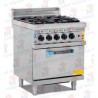 Cocinas a Gas 4 Fuegos + Horno. Linea 600/700. Masamar