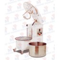 Amasadoras AP-17VE/22VE/33VE/42VE/53VE con cabezal abatible y cuba extraíble . Masamar