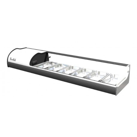 Vitrina Movilfrit ONIX 6 NEGRA/BLANCA/ROJA