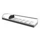 Vitrina Movilfrit ONIX 8 NEGRA/BLANCA/ROJA
