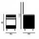 Cocina a gas Vitrokitchen CB5530IB / CB5530IN