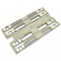 ANCASTOR, Soporte de ruedas para cesto compatible con lavavajillas Fagor, Edesa 1LF13SX, 2LF013SX, LE21P, LFA19S, ROMAN V061IT