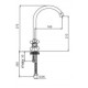GRIFO FREGADERO CLASIC BRONCE. NOVA