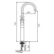 GRIFO LAVABO ELEVADO BIMANDO MARTE. NOVA