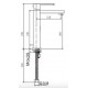 GRIFO MONOMANDO LAVABO ELEVADO CHIC. NOVA