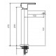 GRIFO MONOMANDO LAVABO ELEVADO MAYA. NOVA