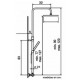COLUMNA TERMOSTÁTICA EXTENSIBLE CUADRADA SQUARE. NOVA
