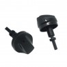 MANDO HORNO TEKA COLOR NEGRO CON EJE LARGO. FER73TK0038