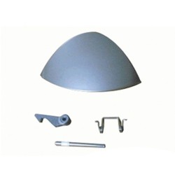 Maneta puerta escotilla Ariston color gris, Indesit