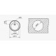 Fregadero CENTROVAL 1C INOX