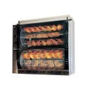 Asador doble tambor gas 42+42 pollos. Zinco