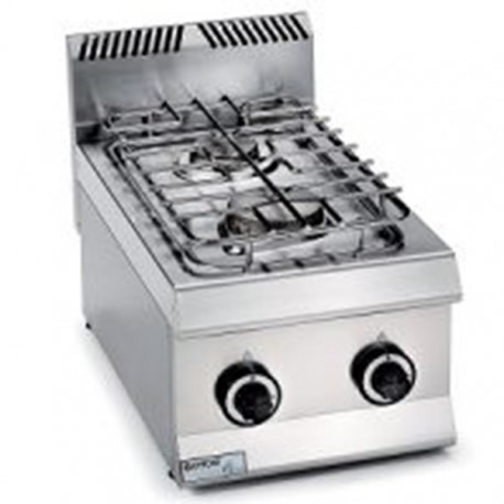 COCINA 2 FUEGOS TOP – GAS. Serie 650 único Zinco.