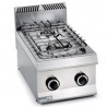 COCINA 2 FUEGOS TOP – GAS. Serie 650 único Zinco.