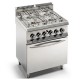 COCINA 4 FUEGOS GAS – CON HORNO. Serie 650 único Zinco.