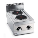 COCINA 2 PLACAS TOP – ELÉCTRICO. Serie 650 Único. Zinco