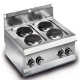 COCINA 4 PLACAS TOP – ELÉCTRICO. Serie 650 Único. Zinco
