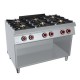 COCINA 6 FUEGOS BAJO LIBRE – GAS. Serie 700 único. Zinco