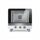 Horno de gastronomía mixto a gas serie Stile. Zinco
