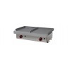 Plancha a gas combi.  40+40 y 40+60.Zinco