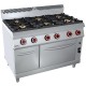 COCINA 6 FUEGOS CON HORNO – GAS. Serie 700 STILE Zinco
